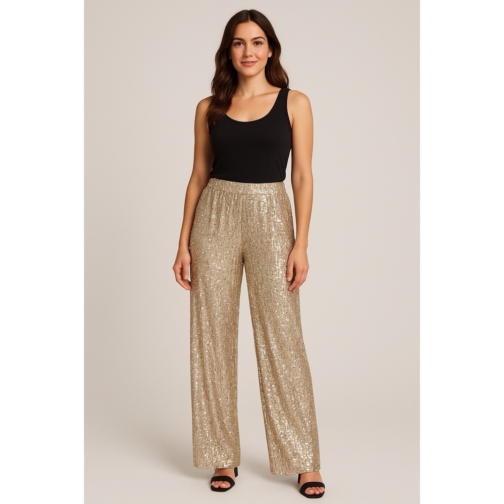 Cece‎ Sequin Pants Size XL Women Party Holiday Wedding New Years